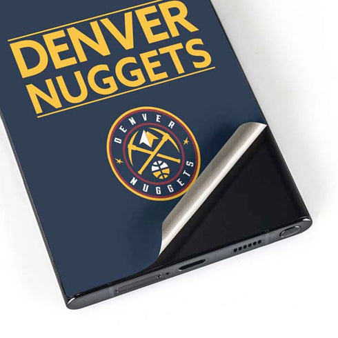 NBA Denver Nuggets Standard - Light Blue Galaxy S25 Ultra Skin